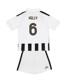 Juventus Lloyd Kelly #6 Maglia Gara Casa Repliche 2026-27 Bambino Maniche Corte Juventus Lloyd Kelly #6 Maglia Gara Casa Repliche 2026-27 Bambino Maniche Corte